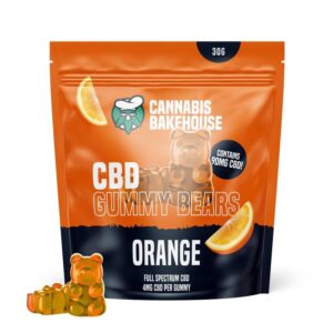 CBD Gummy bear naranja manzana