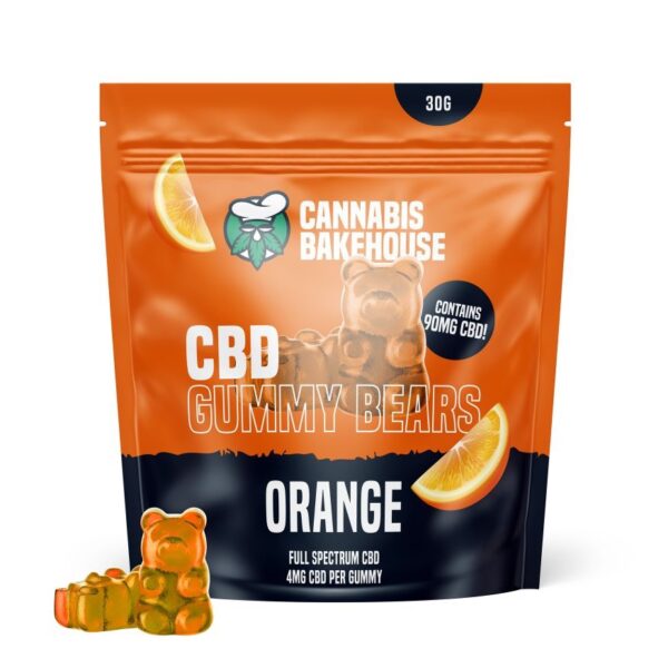 CBD Gummy Bear mela arancione