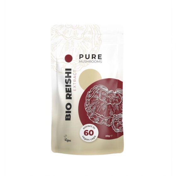 Champignons Purs Reishi Capsules Extrait de Champignon BIO 60 pièces