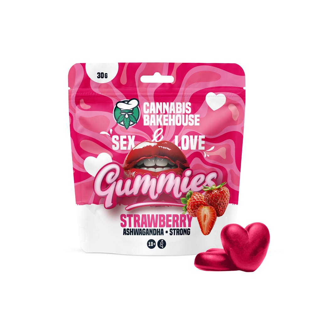 Sex Love Gummies Ashwagandha Hartjes Strawberry