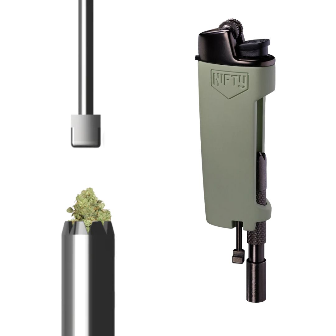 Encendedor y dispositivo de un solo golpe Nifty Hit todo en uno