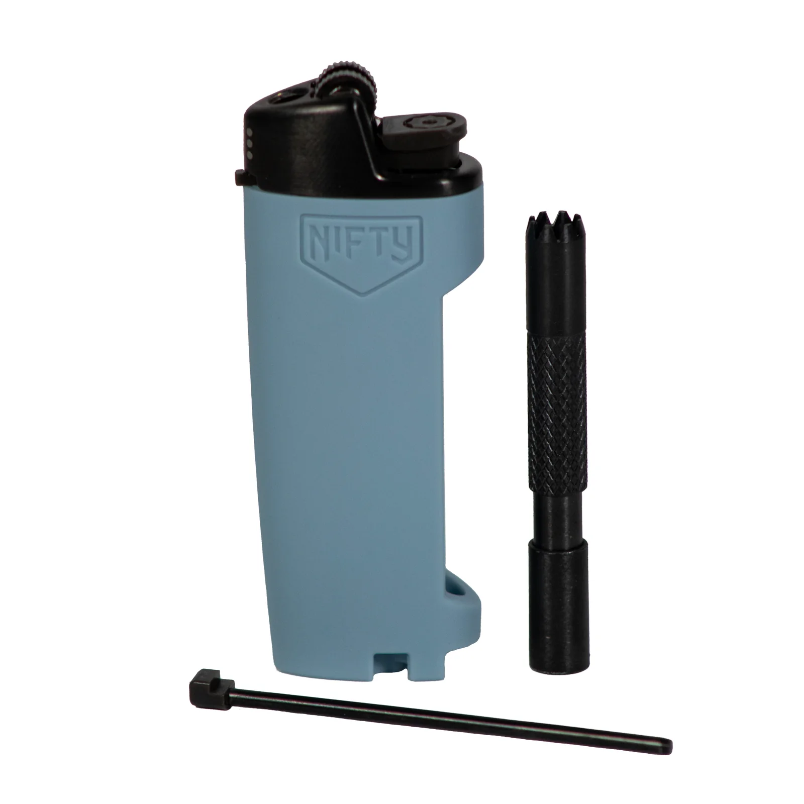 Encendedor elegante y azul