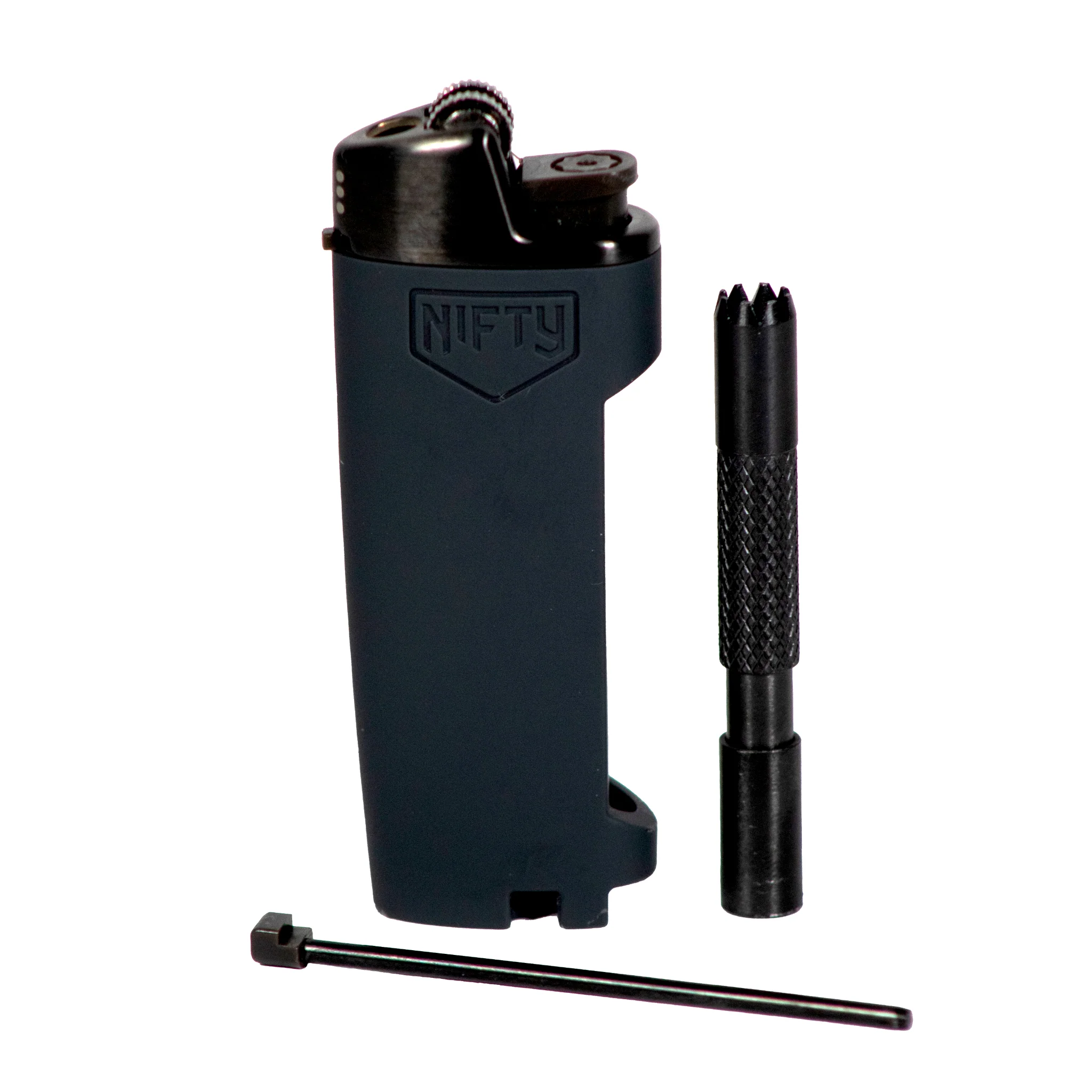 Encendedor elegante y gris