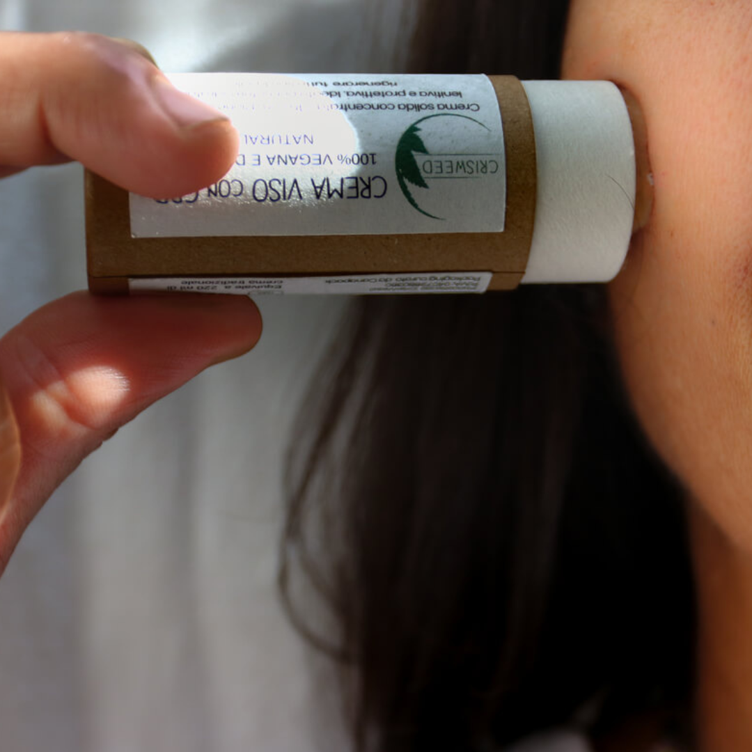 crisweed cbd solid face cream vegan