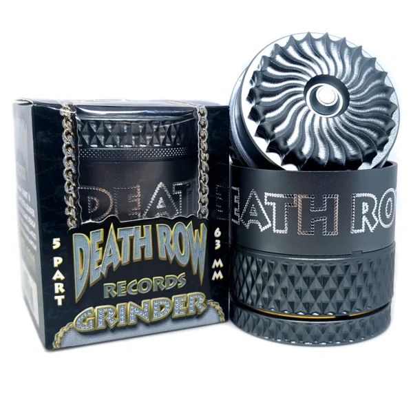Death Row Records Hurricane Grinder 63mm grigio 5 pezzi