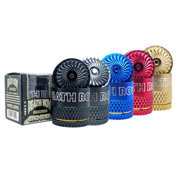 Death Row Records Hurricane Grinder 63mm in 5 colori diversi