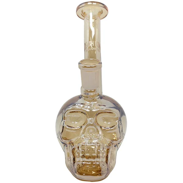 death row records metallic skull waterpijp goud voorkant