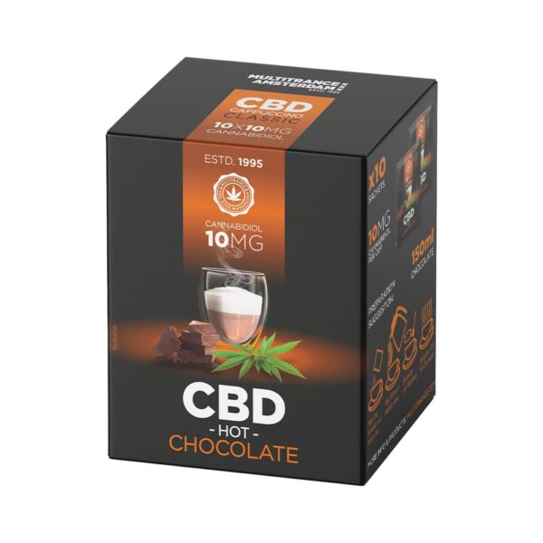 cbd hot chocolate instant van multitrance verpakking