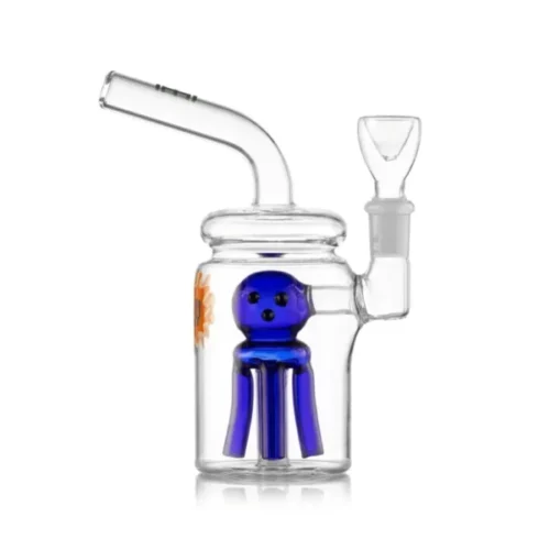 Hemper – Jellyfish Jar Bong 7″ Blue