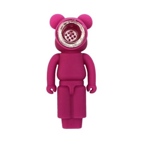 Lila Roboter-Silikonschlauch (11 cm)