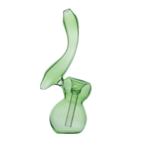 Hand Water Pipe Light Green (13cm)