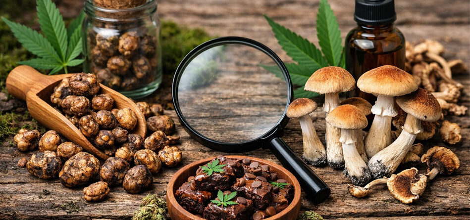 Verschil truffels paddo's