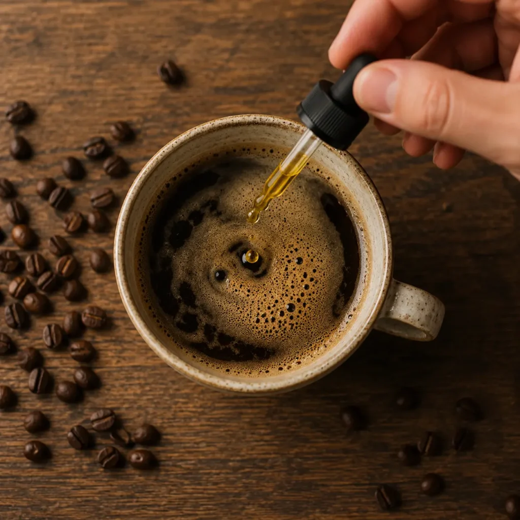 cbd drop in coffee 