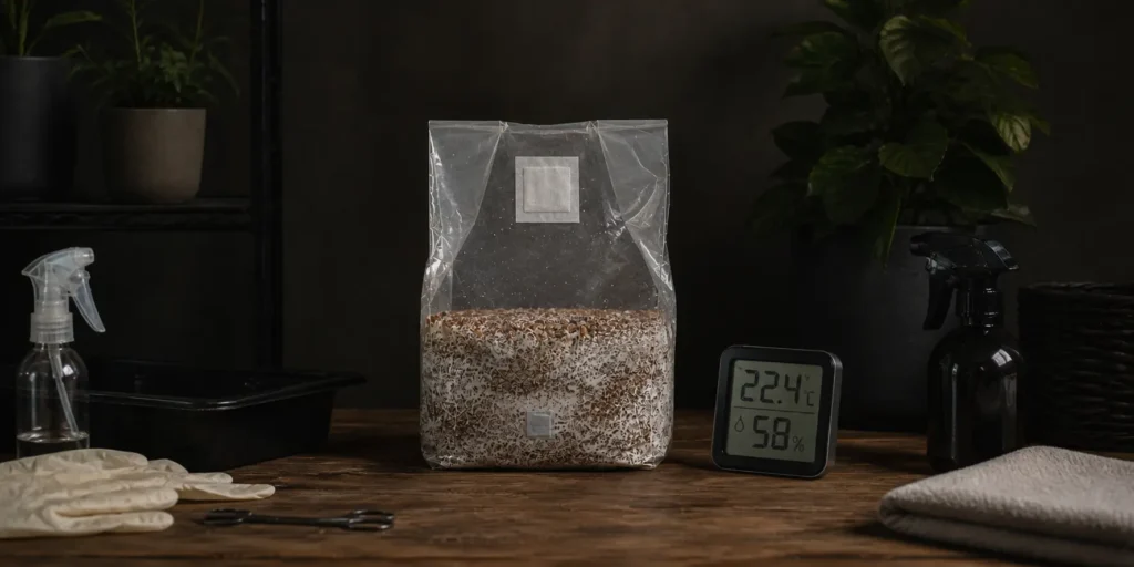 magic-mushroom-grow-kit-bag-themprature control