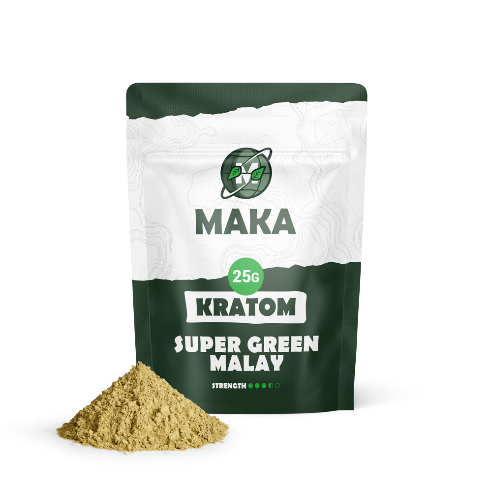 Maka Kratom Super Green Malay 25