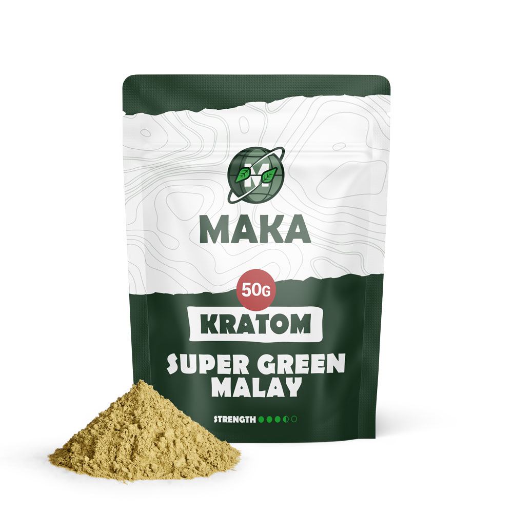Maka Kratom Super Vert Malay 50