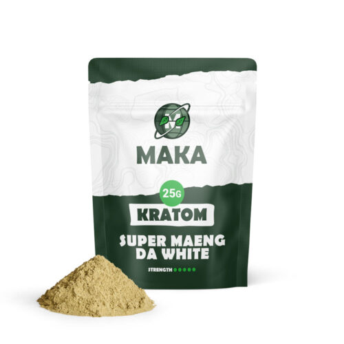 Kratom - Super Maeng Da White | Maka (25g,50g)