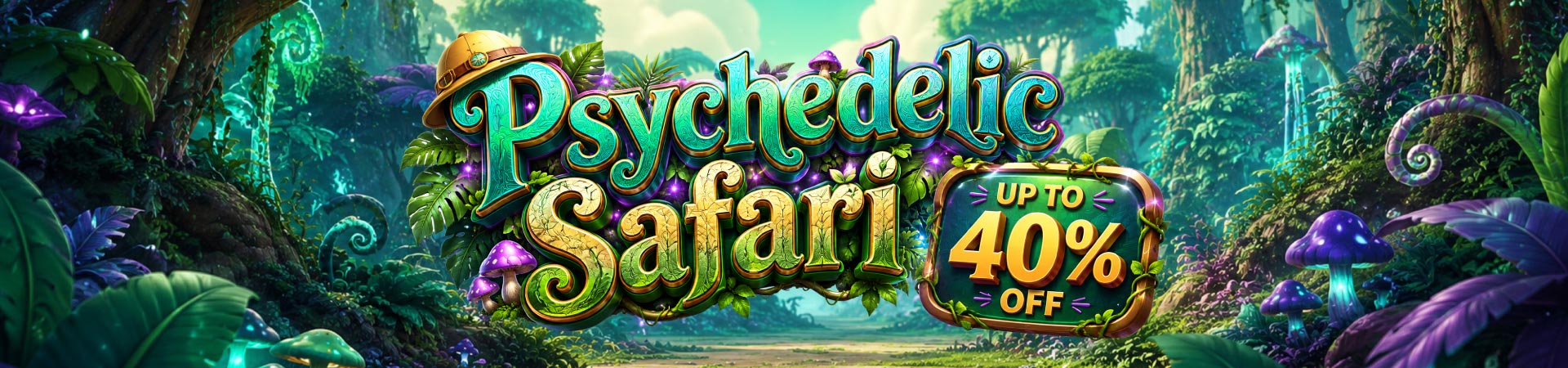 Banner de Safari Psicodélico