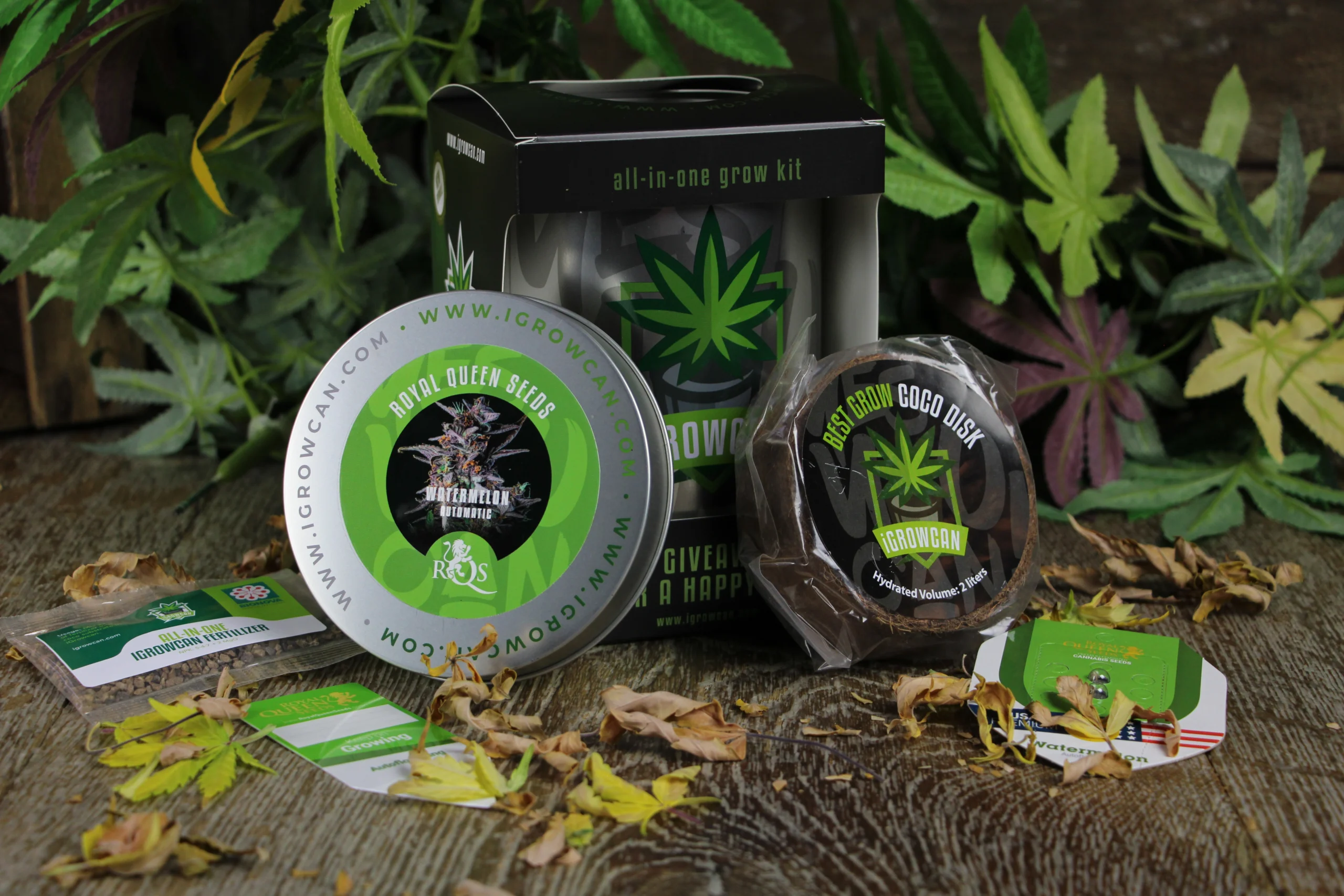 iGrowCan alles-in-één cannabis grow kit inhoud