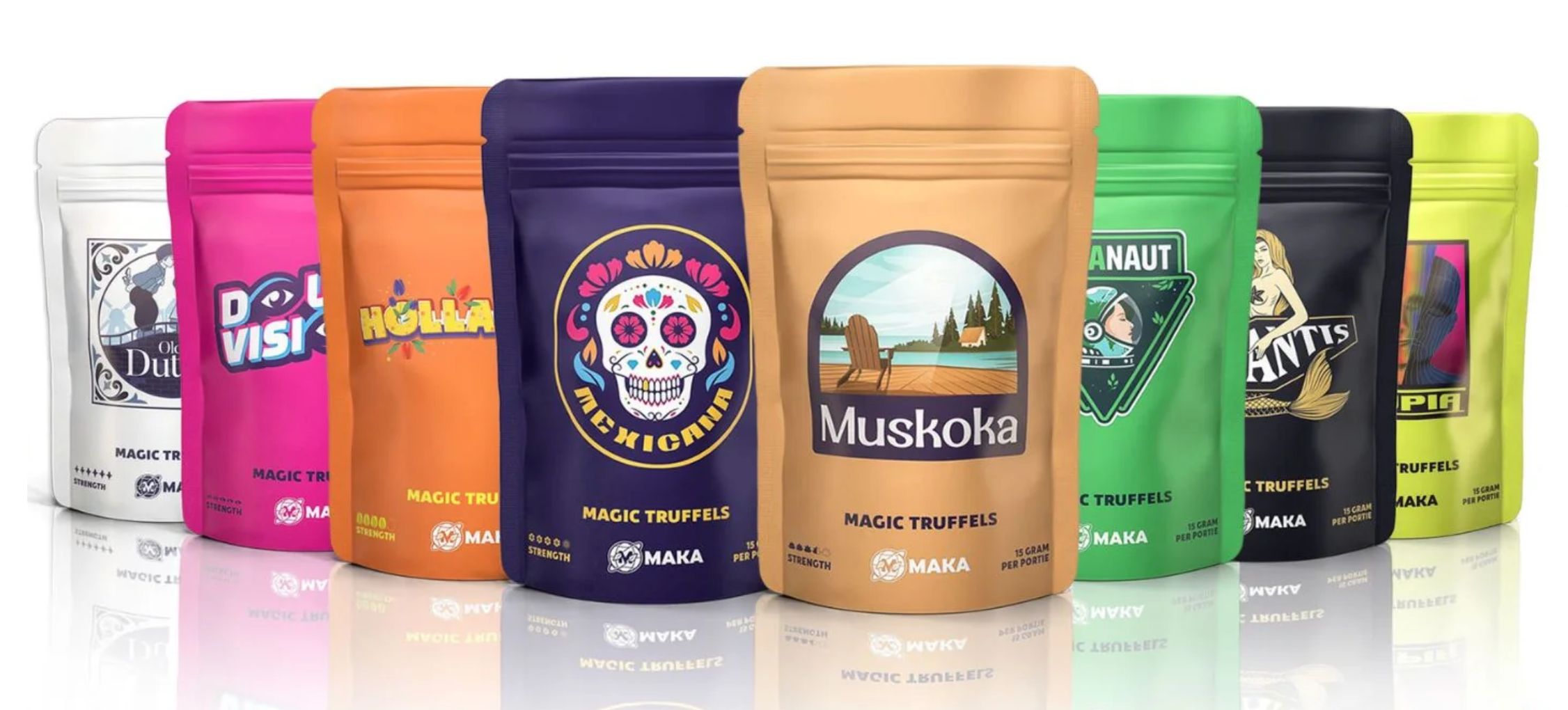 Maka truffels volledig assortiment