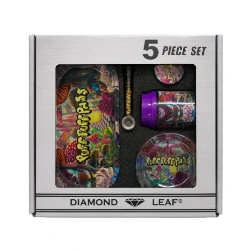 Sada na kouření Diamond Leaf Puff Puff Pass | 5dílná