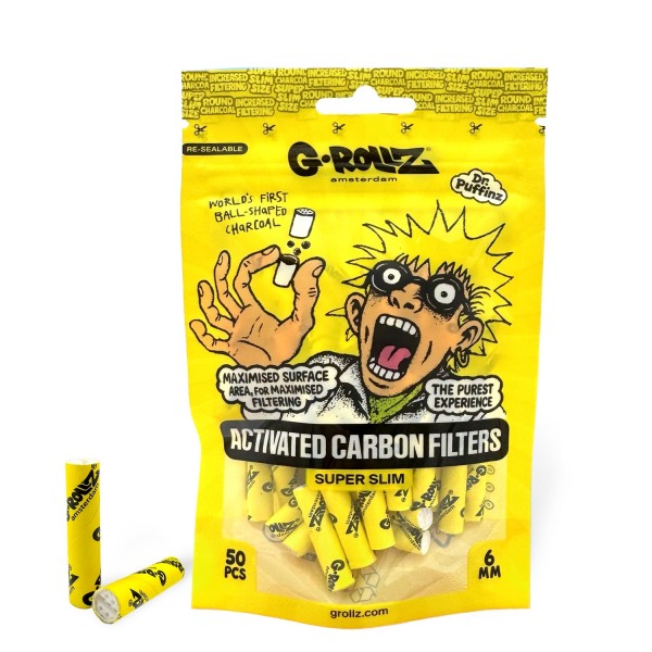 Embouts de filtre à charbon actif G-Rollz