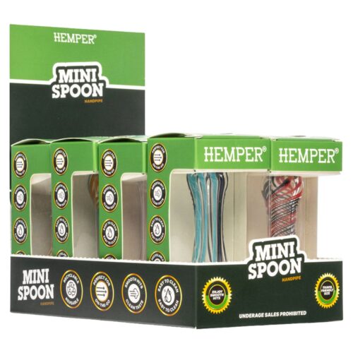 Hemper Mini Spoon Handpijp (8 pcs display)