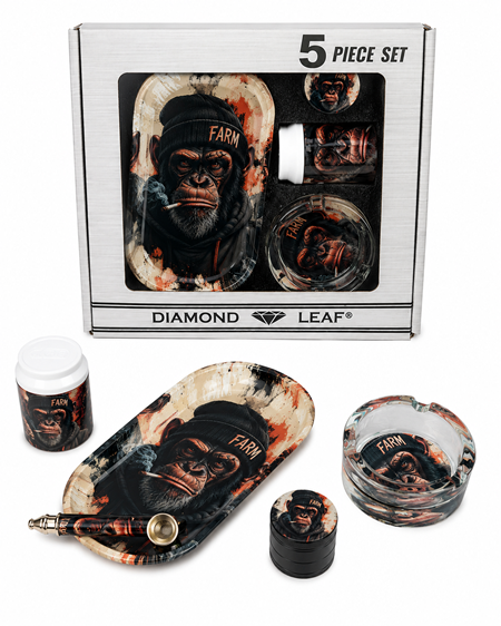 Diamond Leaf Ape smoking set